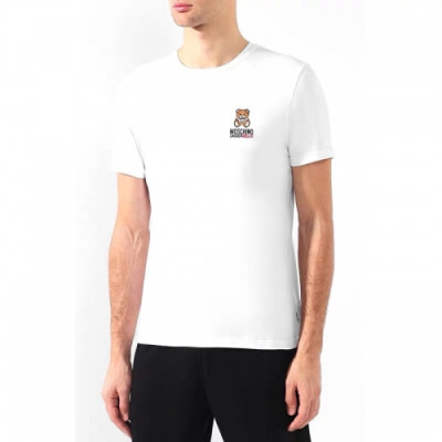 [모스키노]Moschino 2020 Mm/Wm Logo Cotton Short Sleeved Tshirts - 모스키노 2020 남자 로고 코튼 반팔티 Mos0074x.Size(m - 3xl).화이트