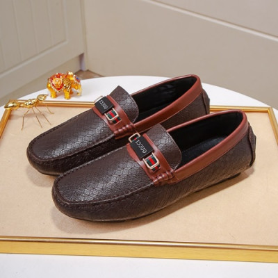 Gucci 2020 Mens Leather Loafer - 구찌 2020 남성용 레더 로퍼 GUCS0892,Size(240 - 270).브라운