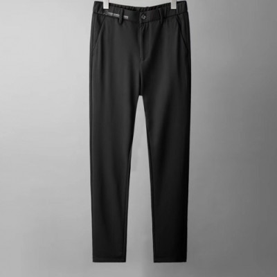 [버버리]Burberry 2020 Mens Business Classic Cotton Pants - 버버리 2020 남성 비지니스 클래식 코튼 팬츠 Bur02163x.Size(30 - 40).블랙