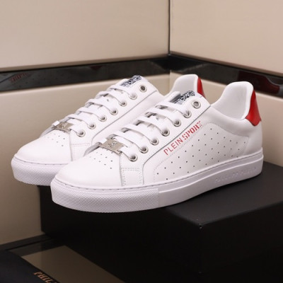 Philipp plein 2020 Mens Leather Sneakers  - 필립플레인 2020 남성용 레더 스니커즈 PPS0204,Size(240 - 270).화이트