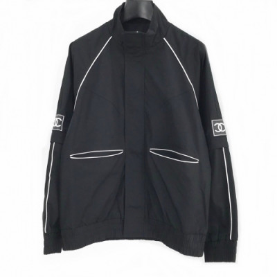 [샤넬]Chanel 2020 Mens Logo Casual Windproof Jackets - 샤넬 2020 남성 로고 캐쥬얼 방풍 자켓 Cnl0561x.Size(m - 2xl).블랙