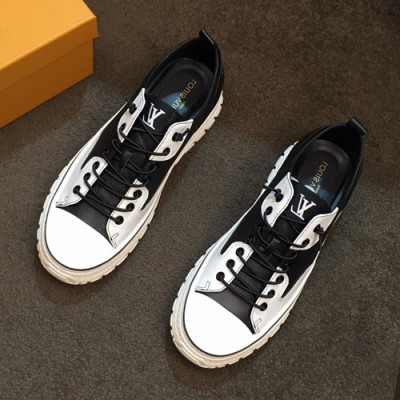 Louis Vuitton 2020 Mens Leather Sneakers - 루이비통 2020 남성용 레더 스니커즈 LOUS0854,Size(240 - 270).블랙