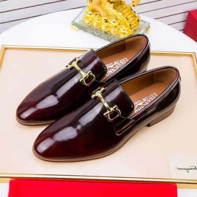 Ferragamo  2020 Mens Leather Loafer - 페라가모 2020 남성용 레더 로퍼 FGMS0295 ,Size(240 - 270).와인