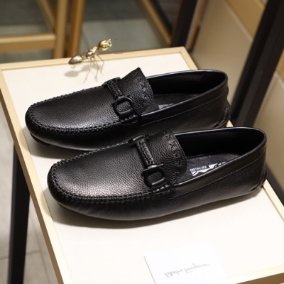 Ferragamo  2020 Mens Leather Loafer - 페라가모 2020 남성용 레더 로퍼 FGMS0298 ,Size(240 - 270).블랙