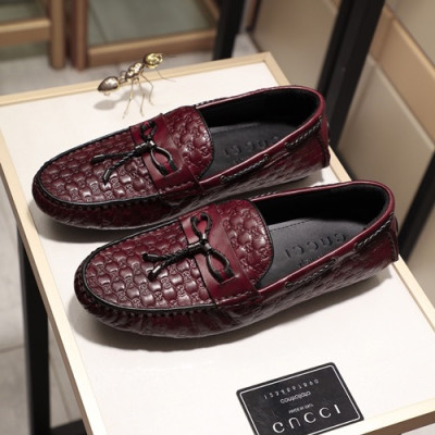 Gucci 2020 Mens Leather Loafer - 구찌 2020 남성용 레더 로퍼 GUCS0948,Size(240 - 270).와인