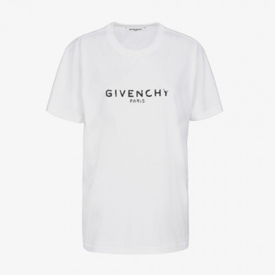 [지방시]Givenchy 2020 Mm/Wm Logo Cotton Crew-neck Short Sleeved Tshirts - 지방시 2020 남성 로고 코튼 크루넥 반팔티 Giv0362x.Size(s - l).화이트