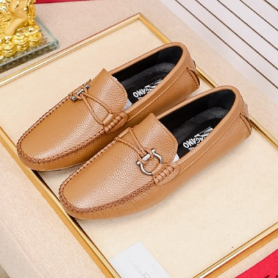 Ferragamo  2020 Mens Leather Loafer - 페라가모 2020 남성용 레더 로퍼 FGMS0324,Size(240 - 270).브라운