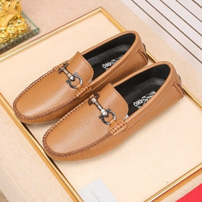 Ferragamo  2020 Mens Leather Loafer - 페라가모 2020 남성용 레더 로퍼 FGMS0326,Size(240 - 270).브라운