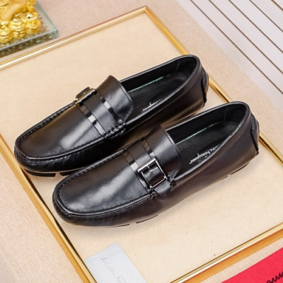 Ferragamo  2020 Mens Leather Loafer - 페라가모 2020 남성용 레더 로퍼 FGMS0328 ,Size(240 - 270).블랙