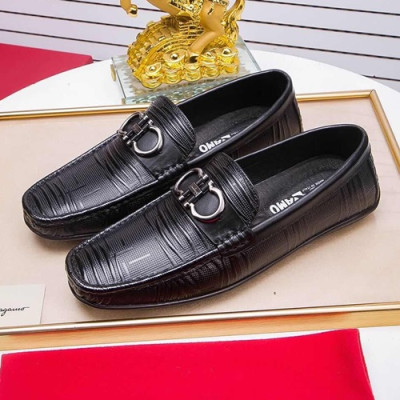 Ferragamo  2020 Mens Leather Loafer - 페라가모 2020 남성용 레더 로퍼 FGMS0330 ,Size(240 - 270).블랙