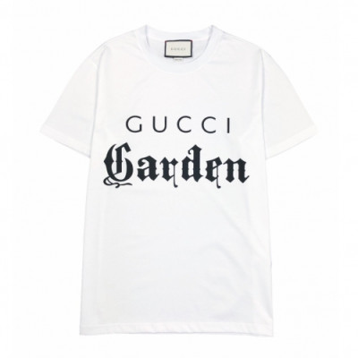 [매장판]Gucci 2020 Mm/Wm Logo Cotton Short Sleeved Tshirts - 구찌 2020 남자 로고 코튼 반팔티 Guc02344x.Size(s - 2xl).화이트