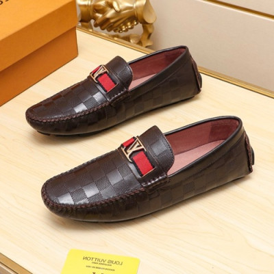 Louis Vuitton 2020 Mens Leather Loafer - 루이비통 2020 남성용 레더 로퍼 LOUS0934,Size(240 - 270).브라운