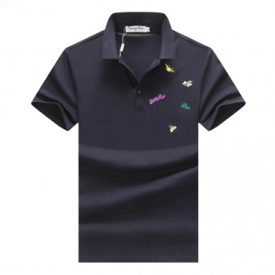 [디올]Dior 2020 Mens Logo Polo Cotton Short Sleeved Tshirts - 디올 2020 남성 로고 폴로 코튼 반팔티 Dio0568x.Size(m - 3xl).네이비