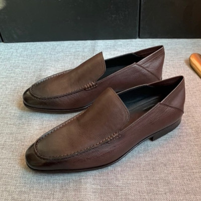 Ermenegildo Zegna  2020 Mens Leather Loafer - 에르메넬질도 제냐 2020 남성용 레더 로퍼 ZEGS0029.Size(245 - 275).브라운