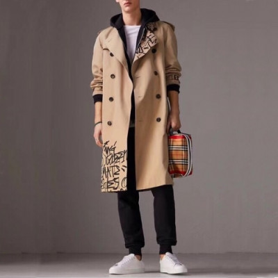 [버버리]Burberry 2020 Mens Vintage Cotton Trench Coats - 버버리 2020 남성 빈티지 코튼 트렌치 코트 Bur02304x.Size(s - 2xl).베이지