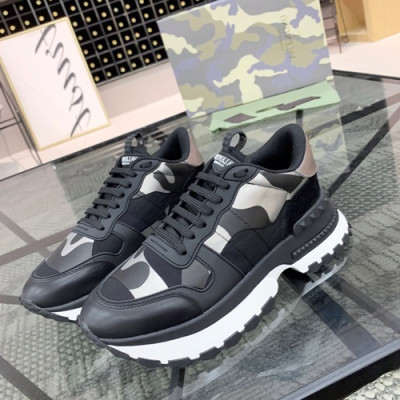 Valentino  2020 Ladies Leather Running Shoes - 발렌티노 2020  여성용 레더 런닝슈즈 VTS0186,Size(225-245),블랙