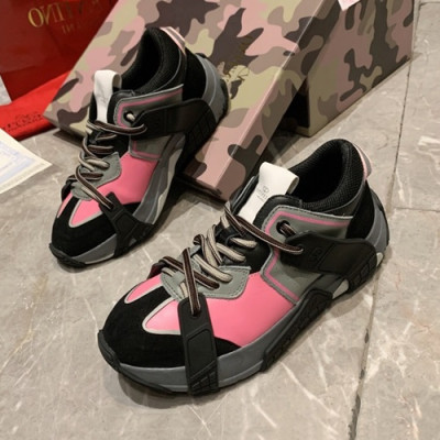 Valentino 2020 Mm / Wm Leather Sneakers - 발렌티노 2020 남여공용 레더 스니커즈,VTS0195,Size(225 - 280).핑크