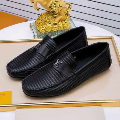 Louis Vuitton 2020 Mens Leather Loafer - 루이비통 2020 남성용 레더 로퍼 LOUS1011,Size(240 - 270).블랙