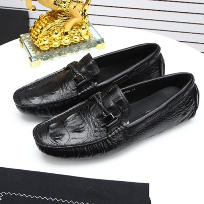 Ermenegildo Zegna  2020 Mens Leather Loafer - 에르메넬질도 제냐 2020 남성용 레더 로퍼 ZEGS0032.Size(240 - 270).블랙