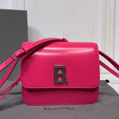 Balenciaga 2020 Leather  Shoulder Bag,18CM - 발렌시아가 2020 레더 숄더백,BGB0536,18CM,핑크