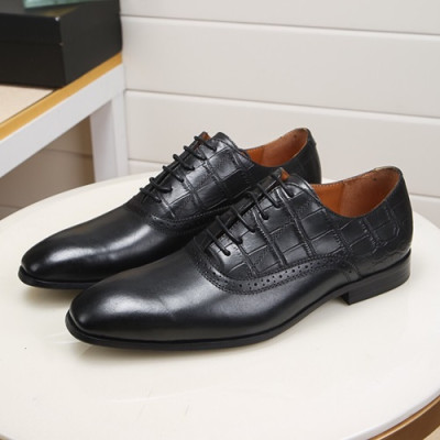 Berluti 2020 Mens Leather Oxford Shoes -  벨루티 2020 남성용 레더 옥스퍼드 슈즈 BERTS0079.Size(240 - 275).블랙