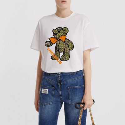 [버버리]Burberry 2020 Mens Logo Crew-neck Cotton Short Sleeved Tshirts - 버버리 2020 남성 로고 크루넥 코튼 반팔티 Bur02358x.Size(s - xl).화이트