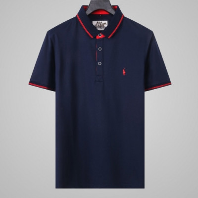 [폴로]Polo 2020 Mens Logo Silket Polo Short Sleeved Tshirs - 폴로 2020 남성 로고 실켓 폴로 반팔티 Pol0039x.Size(l - 4xl).네이비