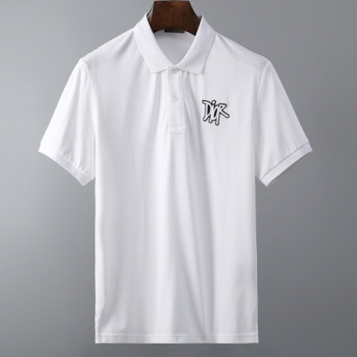 [디올]Dior 2020 Mens Logo Polo Cotton Short Sleeved Tshirts - 디올 2020 남성 로고 폴로 코튼 반팔티 Dio0587x.Size(s - 2xl).화이트