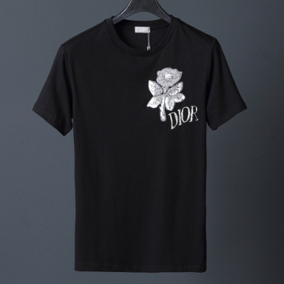 [디올]Dior 2020 Mens Logo Polo Cotton Short Sleeved Tshirts - 디올 2020 남성 로고 폴로 코튼 반팔티 Dio0588x.Size(s - 2xl).블랙