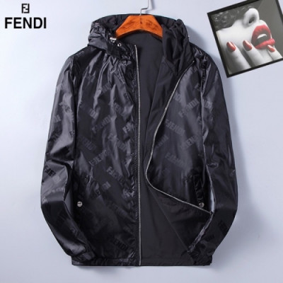 [펜디]Fendi 2020 Mens Eyes Fail Casual Jackets - 펜디 2020 남성 몬스터 캐쥬얼 양면 자켓 Fen0636x.Size(m - 4xl).블랙