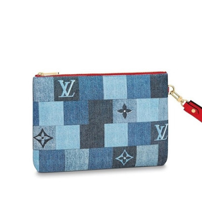 Louis Vuitton 2020 City Canvas Clutch Bag,23cm - 루이비통 2020 시티 캔버스 클러치백 M68761,LOUB1949,23cm,블루