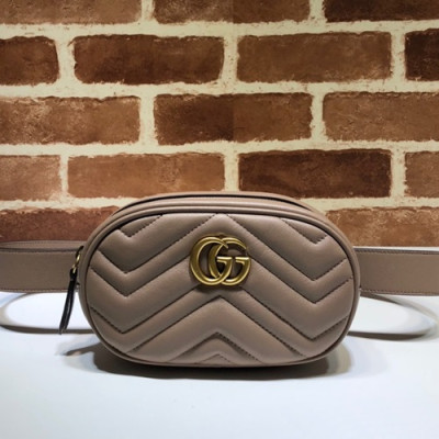 Gucci 2020 Marmont Matlase Belt Bag,18CM - 구찌 2020 마몬트 마틀라세 벨트백 ,476434 ,GUB1011,18CM,베이지