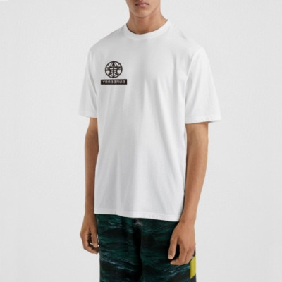 [버버리]Burberry 2020 Mens Logo Cotton Short Sleeved Tshirts - 버버리 2020 남성 로고 코튼 반팔티 Bur02393x.Size(s - 2xl).화이트