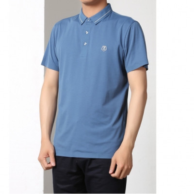 Ermenegildo Zegna 2020 Mens Business Short Sleeved Polo Tshirts - 에르메네질도 2020 제냐 남성 비지니스 반팔티 Zeg0167x.Size(m - 3xl).블루