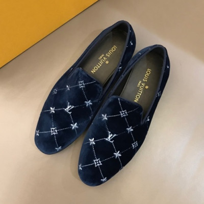 Louis Vuitton 2020 Mens Velvet Loafer - 루이비통 2020 남성용 벨벳 로퍼 LOUS1026,Size(240 - 270).블루