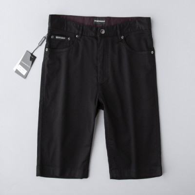 [알마니]Armani 2020 Mens Logo Casual Cotton Half Pants - 알마니 2020 남성 로고 캐쥬얼 코튼 반바지 Arm0633x.Size(29 - 40).블랙