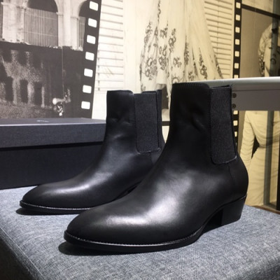 Saint Laurent 2020 Mens Leather Boots - 입생로랑 2020 남성용 레더 부츠 SLS0064,Size(240 - 270).블랙