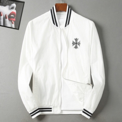 [크롬하츠]Chrome Hearts 2020 Mens Logo Casual Jackets - 크롬하츠 2020 남성 로고 캐쥬얼 자켓 Chr0153x.Size(m - 4xl).화이트