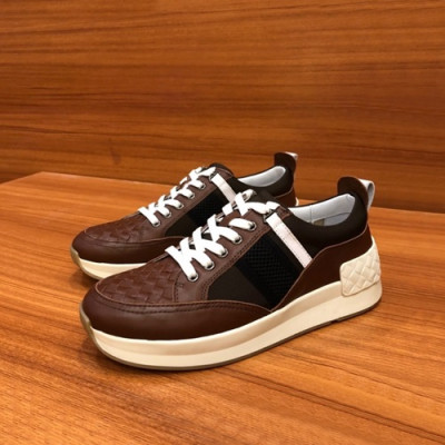 Bottega Veneta 2020 Mens Leather Sneakers - 보테가베네타 2020 남성용 레더 스니커즈, BVS0130.Size(240 - 270).브라운