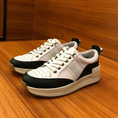 Bottega Veneta 2020 Mens Leather Sneakers - 보테가베네타 2020 남성용 레더 스니커즈, BVS0132.Size(240 - 270).화이트