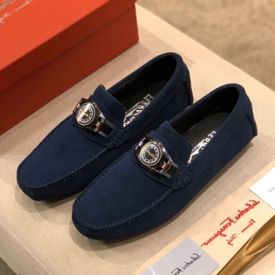 Ferragamo  2020 Mens Leather Loafer - 페라가모 2020 남성용 레더 로퍼 FGMS0371,Size(240 - 280).네이비