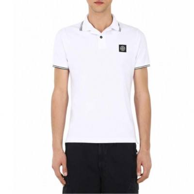 [스톤아일랜드]Stone Island 2020 Mens  Light Reflection Logo Cotton Short Sleeved Tshirts - 스톤아일랜드 2020 남성 로고 코튼 반팔티 Sto0132x.Size(m - 2xl).화이트