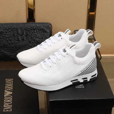 Armani 2020 Mens Knit Sneakers  - 알마니 2020 남성용 니트 스니커즈 ARMS0308,Size(240 - 270).화이트