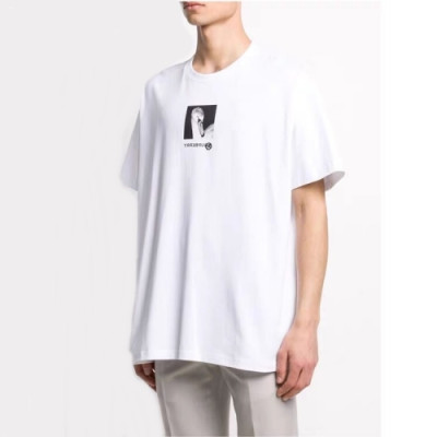 [버버리]Burberry 2020 Mm/Wm Logo Cotton Short Sleeved Tshirts - 버버리 2020 남자 로고 코튼 반팔티 Bur02466x.Size(s - xl).화이트