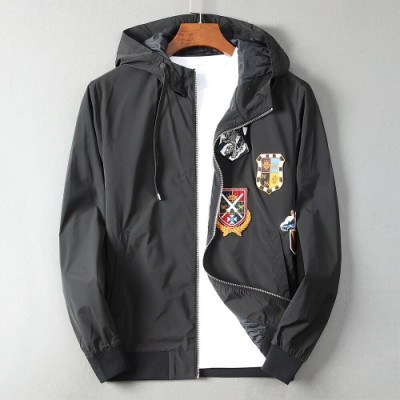 [구찌]Gucci 2020 Mens Logo Casual Windproof Jackets - 구찌 2020 남성 로고 캐쥬얼 방풍 자켓 Guc02650x.Size(m - 2xl).블랙