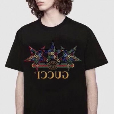 [매장판]Gucci 2020 Mm/Wm Logo Cotton Short Sleeved Tshirts - 구찌 2020 남자 로고 코튼 반팔티 Guc02651x.Size(s - 2xl).블랙