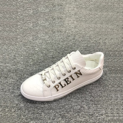 Philipp plein 2020 Mens Leather Sneakers  - 필립플레인 2020 남성용 레더 스니커즈 PPS0238,Size(240 - 270).화이트