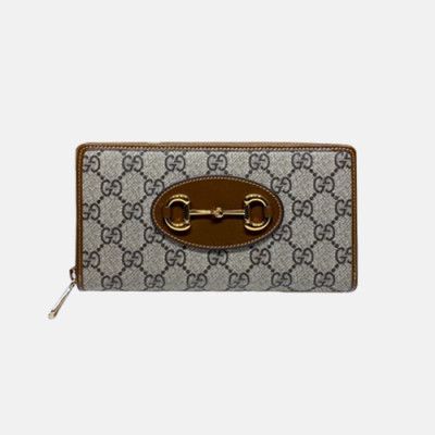 Gucci 2020 ladies Zip Round Wallet ,621889 - 구찌 2020 여성용 지퍼 라운드 장지갑 ,GUW0141.Size(19cm).브라운