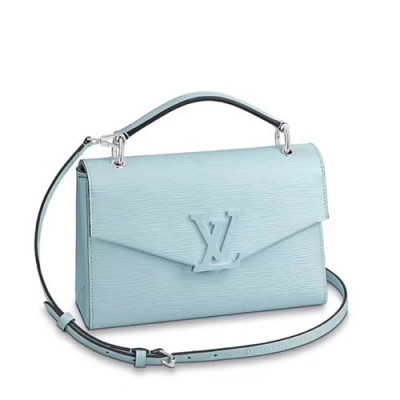 Louis Vuitton 2020 Pochette Grenelle Tote Shoulder Bag,23.5cm - 루이비통 2020 포쉐트 그르넬 여성용 토트 숄더백,M55977,LOUB2019,23.5cm,스카이블루