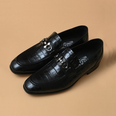 [업 신상]Ferragamo 2020 Mens Leather Shoes - 페라가모 2020 남성용 레더 슈즈 FGMS0380,Size(240 - 270).블랙